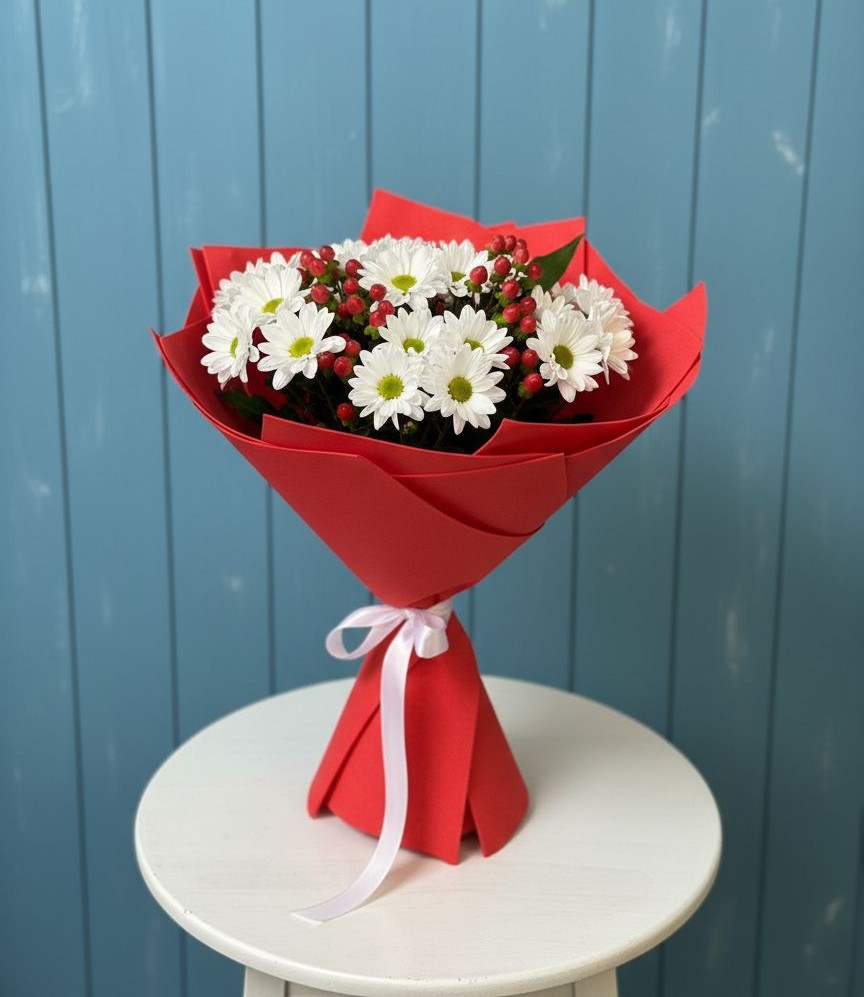 Букет цветов из: Хризантемы в Екатеринославке