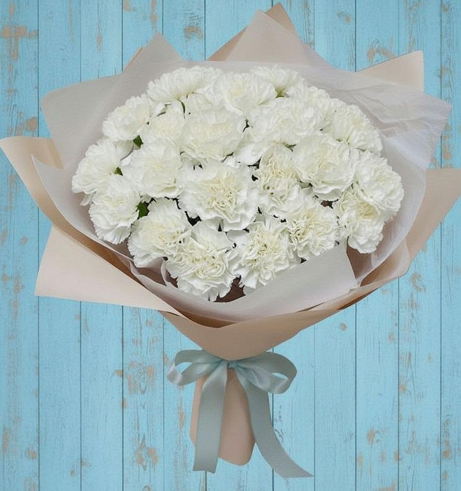 Букет цветов из: Гвоздики в Екатеринославке