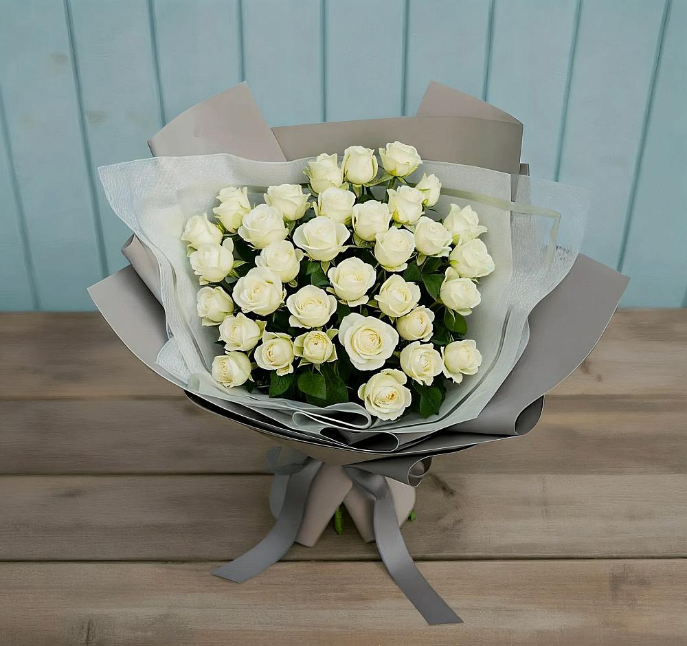 Букет Белоснежная нежность в Екатеринославке