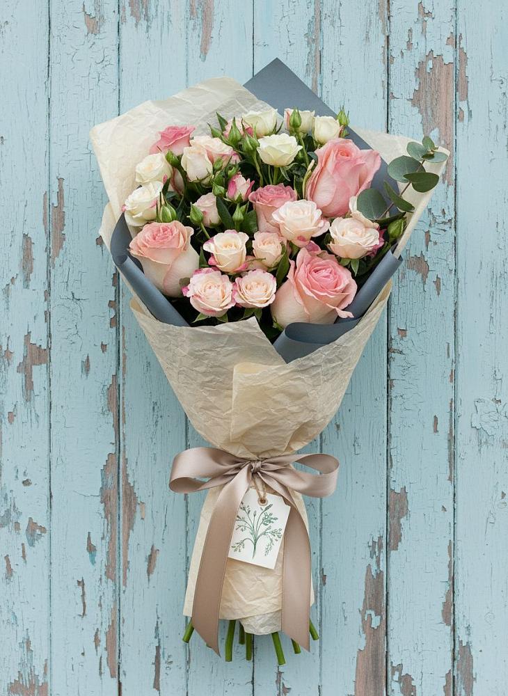 Букет цветов из: Розы в Екатеринославке