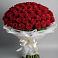 Букет 101 Красная роза Блэк Мэджик в Екатеринославке