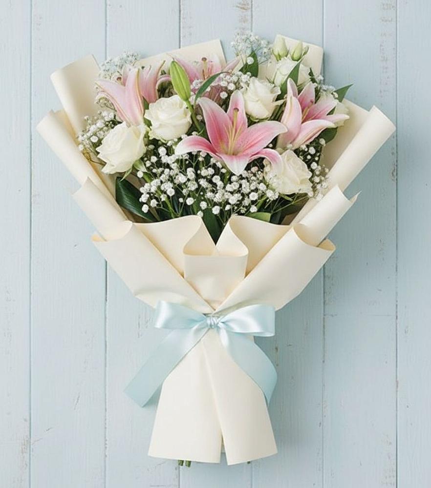 Букет цветов из: Лилии в Екатеринославке