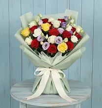 Букет цветов из:  Розы в Екатеринославке