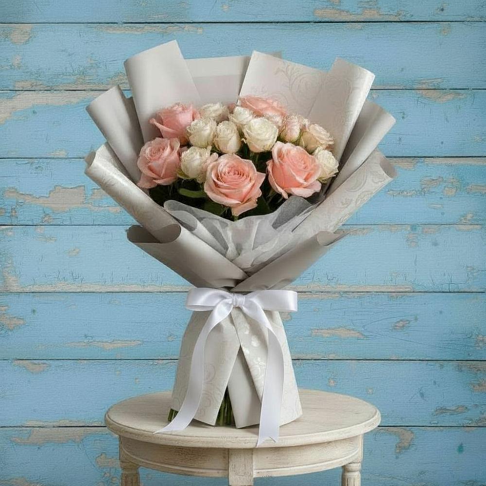 Букет цветов из: Розы в Екатеринославке