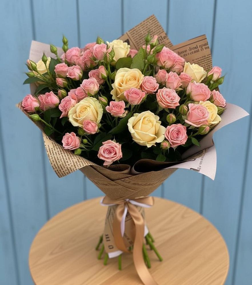 Букет цветов из: Розы в Екатеринославке