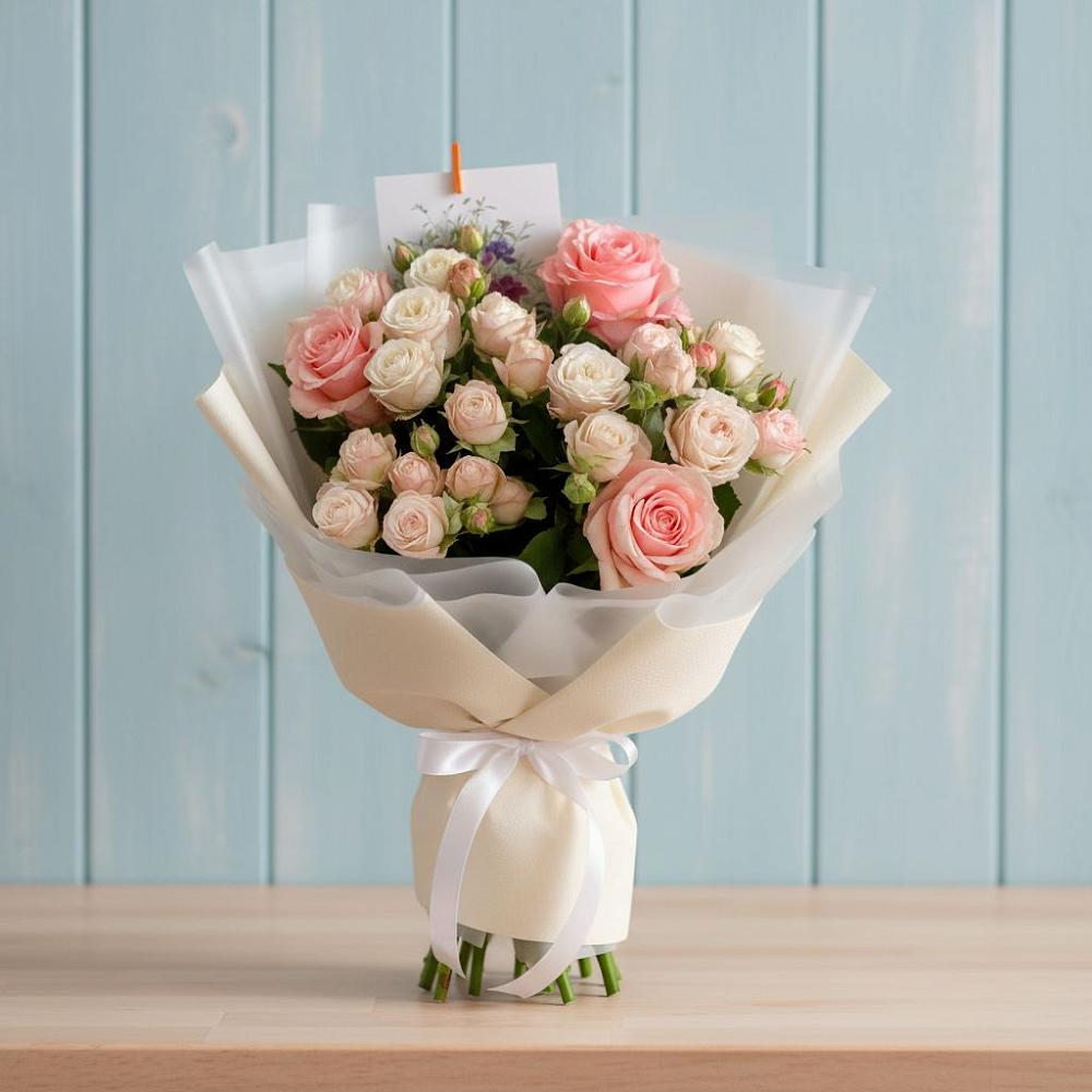 Букет цветов из: Розы в Екатеринославке