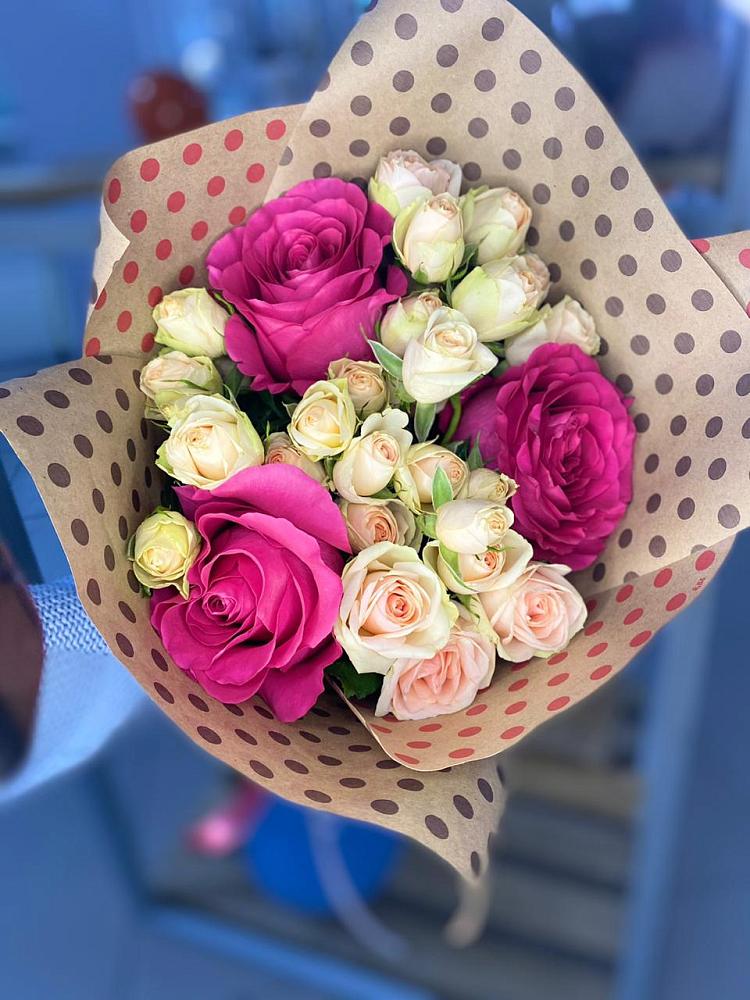 Букет цветов из: Розы в Екатеринославке