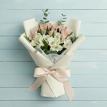 Букет цветов из:  Альстромерии #REPLACE_PRED# Екатеринославке