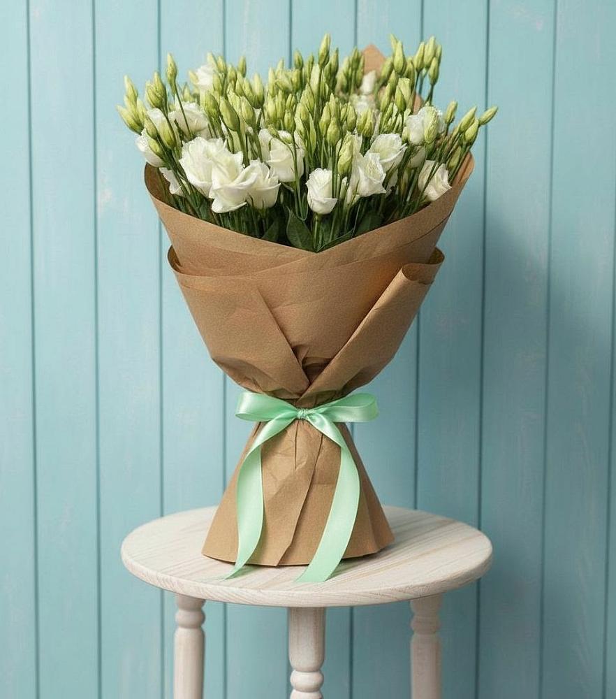 Букет цветов из: Лизиантусы в Екатеринославке