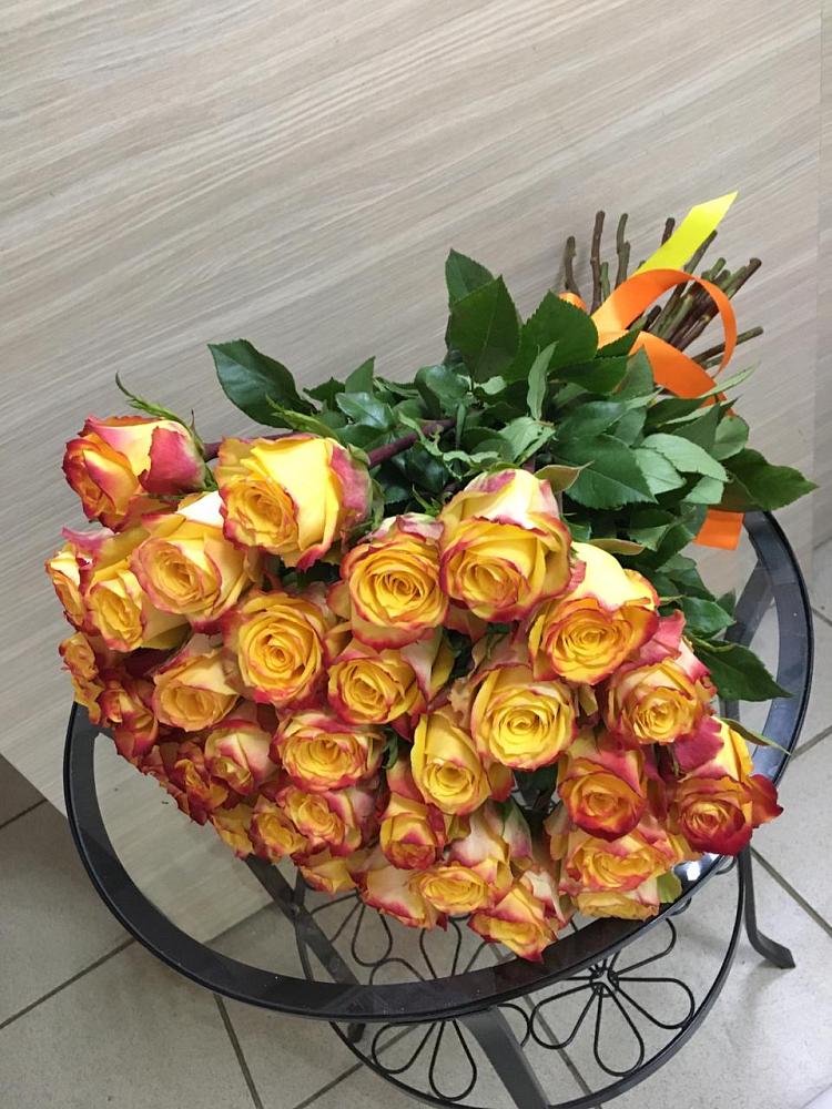 Букет Желтые розы в Екатеринославке