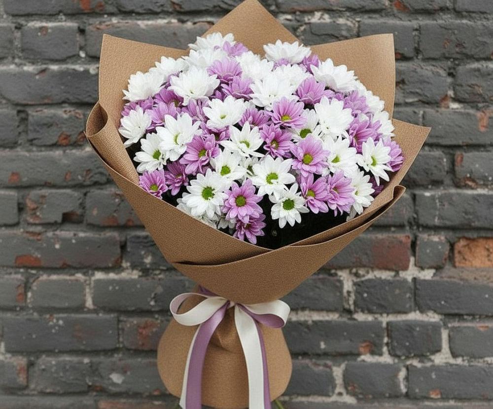 Букет цветов из: Хризантемы в Екатеринославке