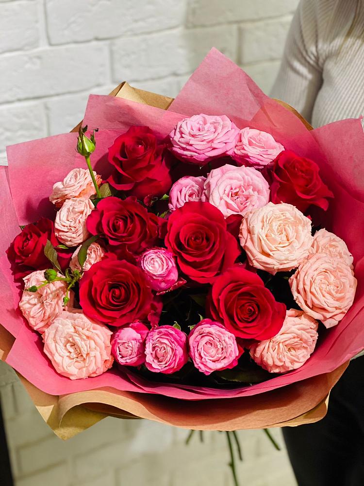 Букет цветов из: Розы в Екатеринославке