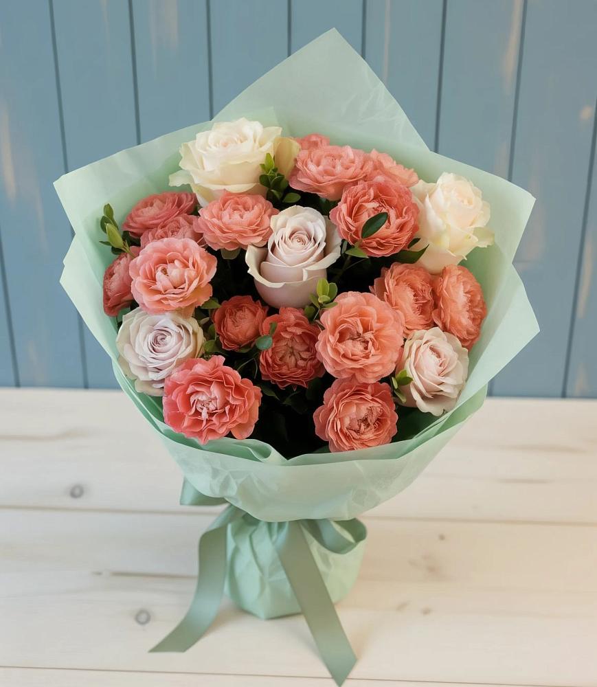 Букет цветов из: Розы в Екатеринославке
