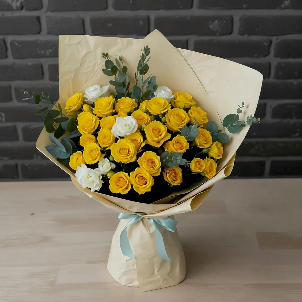 Букет цветов из: Розы в Екатеринославке