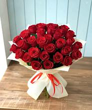 Букет 29 Красных роз в Екатеринославке