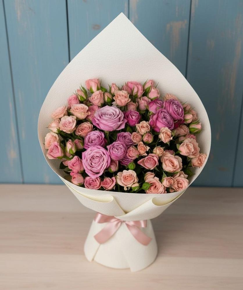 Букет цветов из: Розы в Екатеринославке