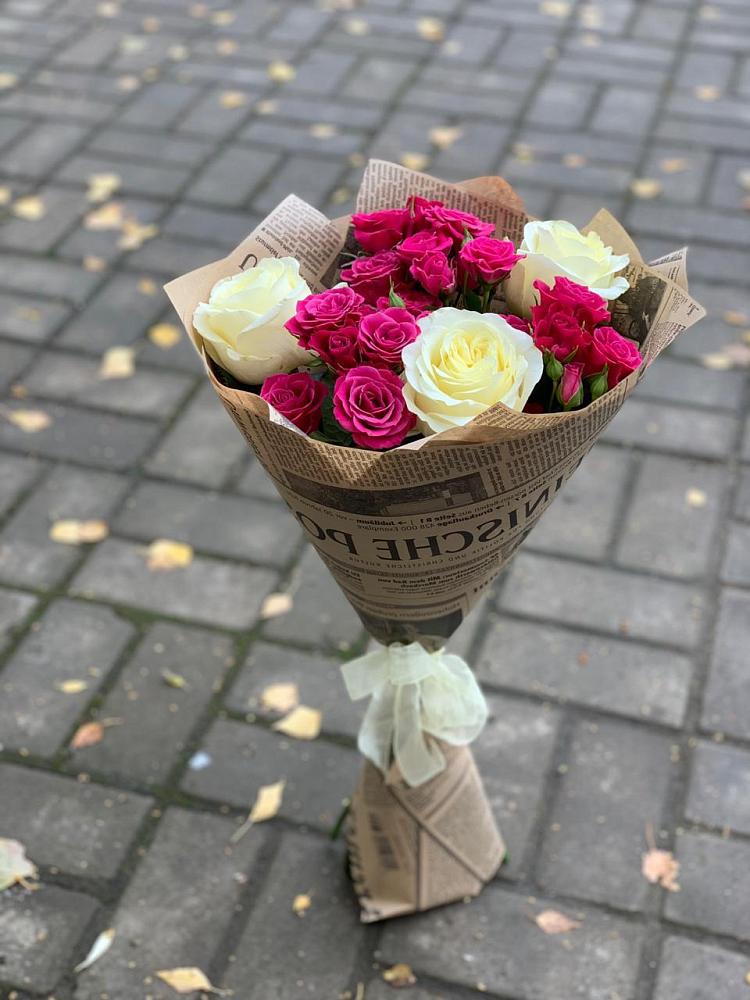 Букет цветов из: Розы в Екатеринославке