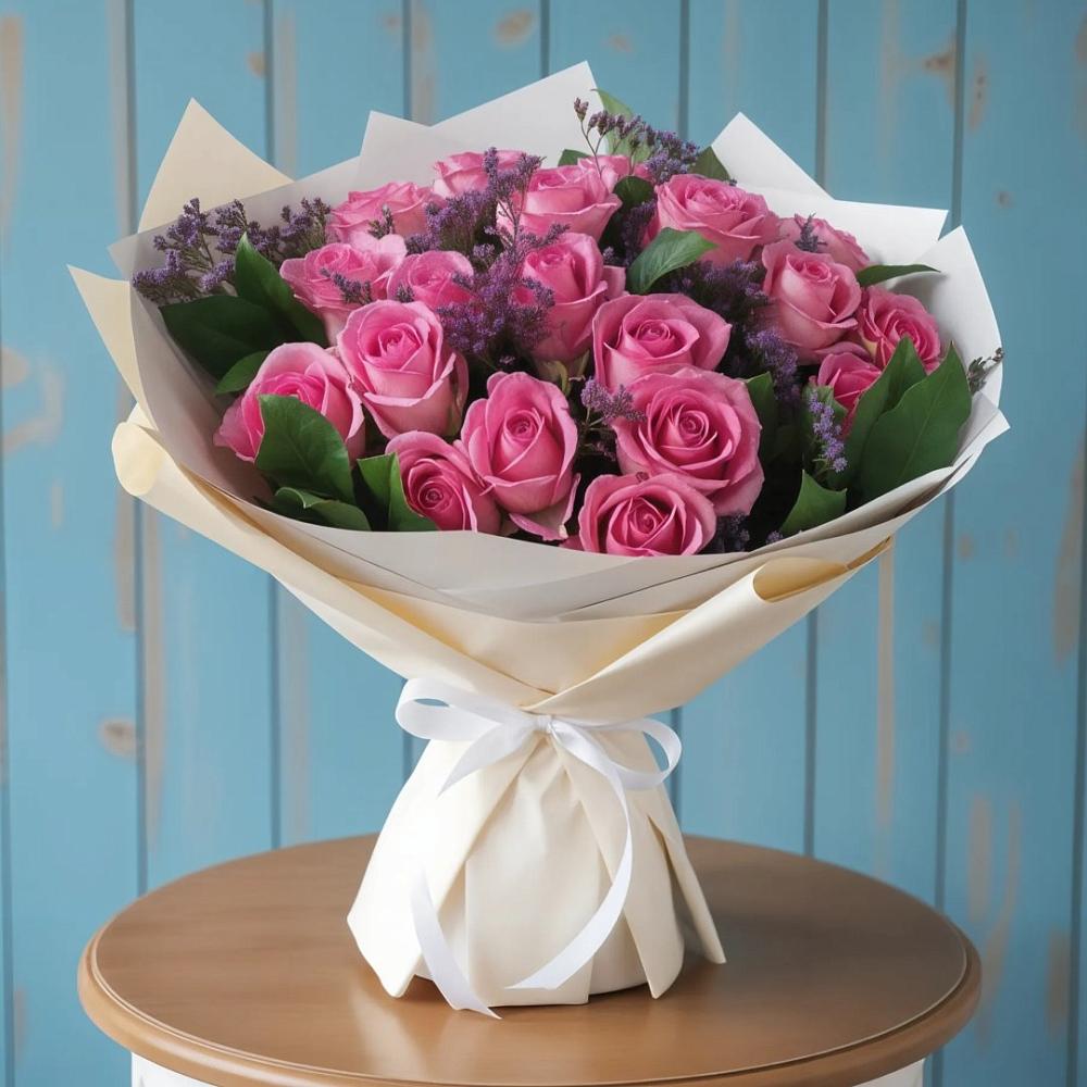 Букет цветов из: Розы в Екатеринославке