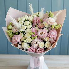 Букет цветов из:  Альстромерии и Розы в Екатеринославке